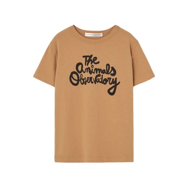 ◆키즈◆키즈 루스터 반팔 티셔츠 카멜 S26188 035BG