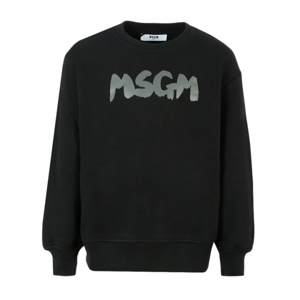 ◆키즈◆25FW 여성 로고 프린트 맨투맨 블랙 F5MSJUSW016 110