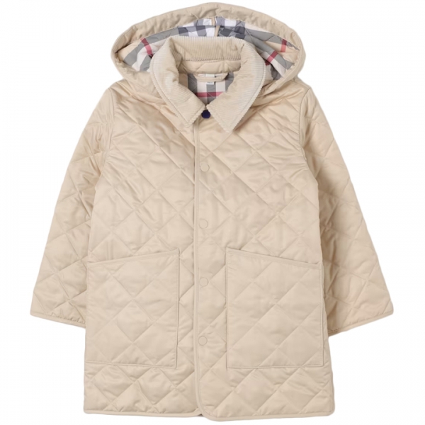 ◆키즈◆25SS 여성 다이아몬드 퀄팅 후드 패딩 자켓 페일스톤 8092530