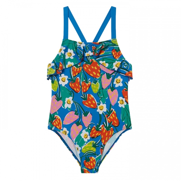 ◆키즈◆25SS 키즈 스트로베리 프린팅 스윔슈트 멀티 TWCA39 Z2679 612MC