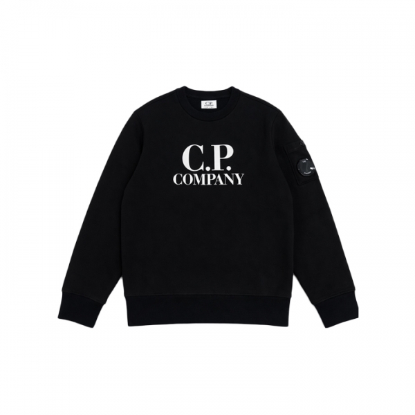 ◆키즈◆키즈 렌즈 와펜 로고 프린트 맨투맨 블랙 20CKSS008B 00LCA69 999