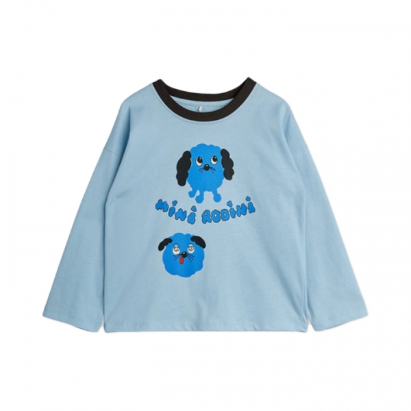 ◆키즈◆키즈 도그 프린팅 롱슬리브 티셔츠 블루 26120110 60