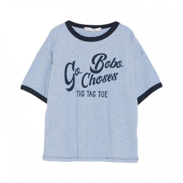 ◆키즈◆키즈 고 보보 링거 티셔츠 워시드블루 B225AC001 451