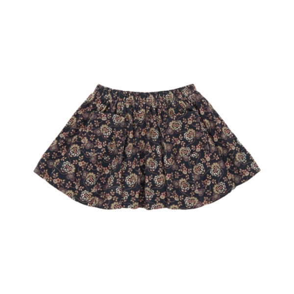 ◆키즈◆키즈 칼리코 하츠 써클 스커트 네이비 K3037F25 P23