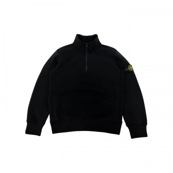 ◆당일◆키즈 와펜 패치 기모 하프집업 맨투맨 블랙 K2S16 6100012 S0A20 V0029