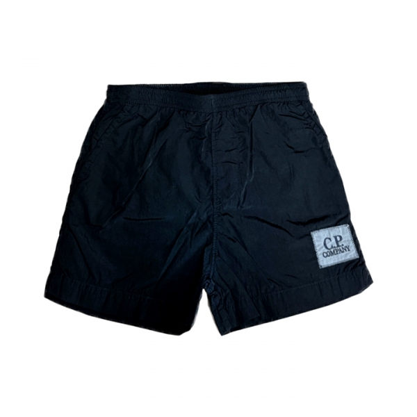 ◆키즈◆키즈 로고 패치 크링클 스윔팬츠 블랙 16CKBW032B 00L3C00 999