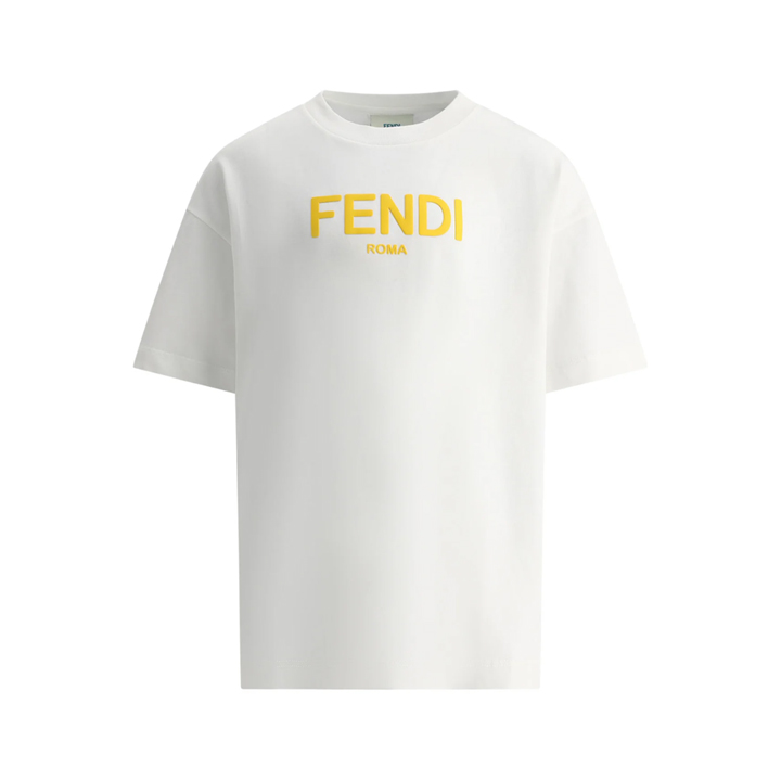 ◆키즈◆25SS 키즈 시그니처 로고 티셔츠 화이트 JUI137 7AJ F0TU9