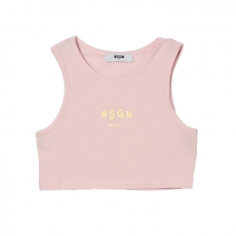 ◆키즈◆여성 크롭 저지 탑 핑크 S6MSJGTO011 MS076