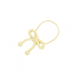 ◆키즈◆25SS 키즈 팝콘 보우 헤어 타이 옐로우 K1044S25 773