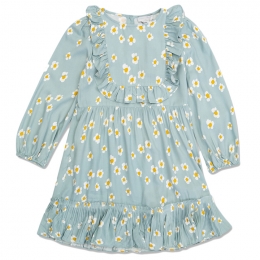 ◆키즈◆22FW 여성 플로럴 프린트 원피스 라이트블루 8R1C80 Z0477 627MC