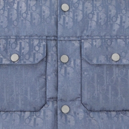 ◆키즈◆24FW 여성 오블리크 후드 패딩자켓 그레이블루 4WBM21PUFB 526