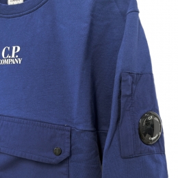 ◆키즈◆키즈 렌즈 와펜 포켓 맨투맨 퍼플블루 20CKSS060B 00LCC02 878