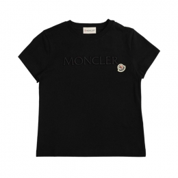 ◆키즈◆키즈 로고 패치 티셔츠 블랙 8C000 13 89AT9 F99