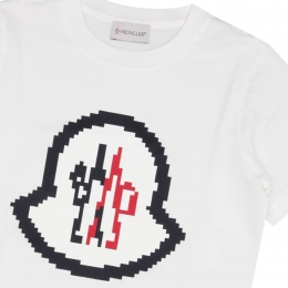 ◆키즈◆24SS 여성 로고 프린팅 티셔츠 화이트 8C000 01 89AFV 034