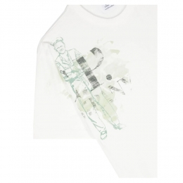 ◆키즈◆24SS 여성 로고 그래픽 티셔츠 화이트 16CKTS002C 00LAA17 103