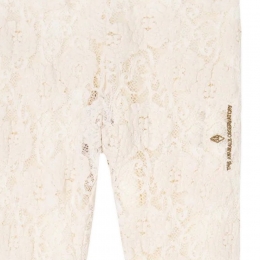 ◆키즈◆24FW 키즈 로고 레이스 팬츠 화이트 F24039 036XX