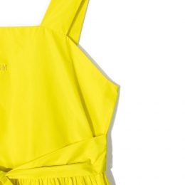 ◆키즈◆22SS 여성 웨이스트 스트랩 원피스 옐로우 MS028940 020