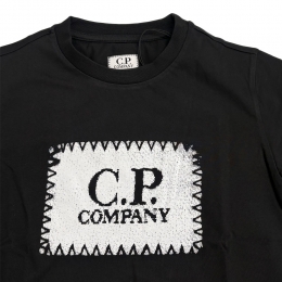 ◆키즈◆여성 로고 라벨 프린팅 반팔 티셔츠 블랙 20CKTS013C 00LAA17 999