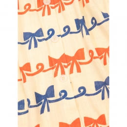 ◆키즈◆24SS 키즈 리본 보우 올오버 원피스 라이트 옐로우 124AC130 700