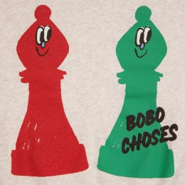 ◆키즈◆키즈 체크메이트 맨투맨 오프화이트 B225AC032 199