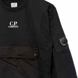 ◆키즈◆키즈 렌즈 와펜 포켓 맨투맨 블랙 20CKSS060B 00LCC02 999