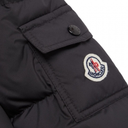 ◆당일◆여성 이르마 IRMA 로고 패치 니트후드 패딩자켓 블랙 1C000 12 597YW 999