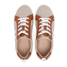 ◆키즈◆22FW 여성 로고 레이스업 스니커즈 브라운 C19163 370