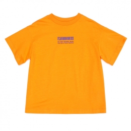 ◆키즈◆23SS 여성 로고 프린팅 티셔츠 오렌지 JUI040 7AJ F0TX8