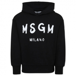 ◆키즈◆25SS 여성 로고 프린트 후드티 블랙 S5MSJUHS055 110