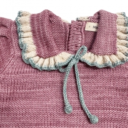 ◆키즈◆키즈 에스텔 드로스트링 니트 앤틱로즈 K1226W25 255