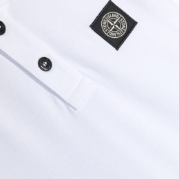 ◆키즈◆키즈 로고 패치 폴로 반팔 티셔츠 화이트 801621348 V1001