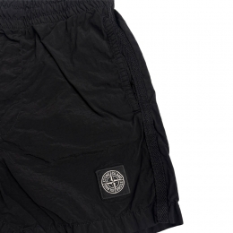 ◆키즈◆키즈 로고 패치 나일론 스윔팬츠 블랙 L1S16 B100002 S0043 V0029