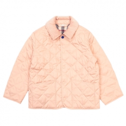 ◆키즈◆24FW 여성 퀄팅 버튼 자켓 아프리콧핑크 8094935