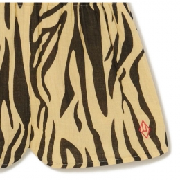 ◆키즈◆23SS 키즈 지브라 패턴 숏 팬츠 옐로우 S23049 247AZ