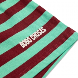 키즈 스트라이프 숏 팬츠 그린 B126AC058 311