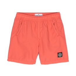 ◆키즈◆여성 로고 패치 스윔 숏팬츠 스칼렛 8016B0346 V0037