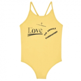 ◆키즈◆25SS 키즈 로고 스윔슈트 옐로우 S25056 099CA