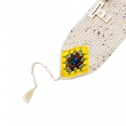 ◆키즈◆24FW 키즈 크로셰 헤드워머 아이보리 MP155052 112