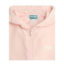 ◆키즈◆24SS 키즈 로고 프린트 후드 자켓 라이트핑크 K60361 46T