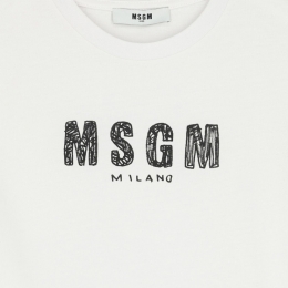 ◆키즈◆키즈 저지 티셔츠 화이트 S6MSJUTH004 001