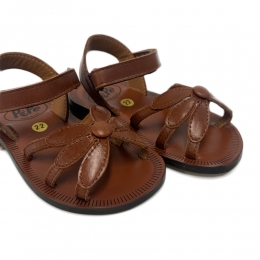 ◆키즈◆키즈 줄리아 GIULIA 플라워 샌들 카카오 01325/VLC-BACSC