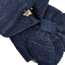 ◆키즈◆키즈 타이드 슬레딩 후드 머플러 네이비 K1183W25 420