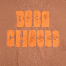 ◆키즈◆25SS 키즈 오렌지 빅 로고 티셔츠 브라운 B125AC124 211