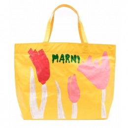 ◆키즈◆22SS 키즈 튤립 로고 프린팅 토트백 얠로우 M00476 M00M5 0M215