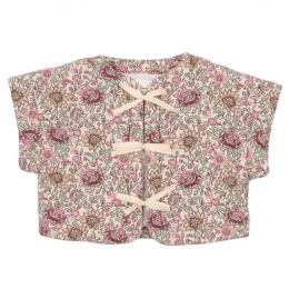 ◆키즈◆24FW 키즈 플로럴 웨이스트코트 아이보리 VERSAILLES WAISTCOAT FLORAL TAPESTRY