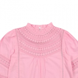 ◆키즈◆24FW 키즈 파리 블라우스 블러쉬핑크 PARIS BLOUSE BLUSH PINK