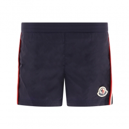 키즈 로고 패치 스윔 숏 팬츠 네이비 2C000 05 53326 742