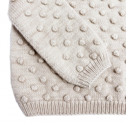 ◆키즈◆키즈 오리지널 팝콘 니트 아이보리 K1076E01 298