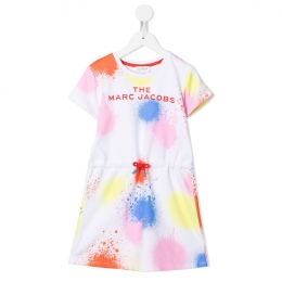 ◆키즈◆22SS 키즈 로고 페인트 원피스 멀티 W12398 10B