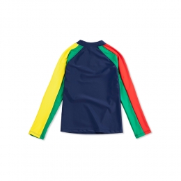 키즈 컬러블록 래쉬가드 멀티 B126AC132 991
